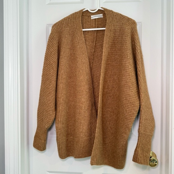 Anthropologie Alpaca & Merino Wool Oversized Cardigan Size M - Picture 1 of 8